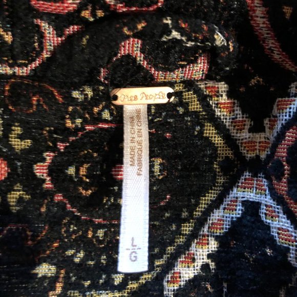 NEW $268 FREE PEOPLE Labyrinth Oversized Chenille Jacket!!! - Picture 7 of 11